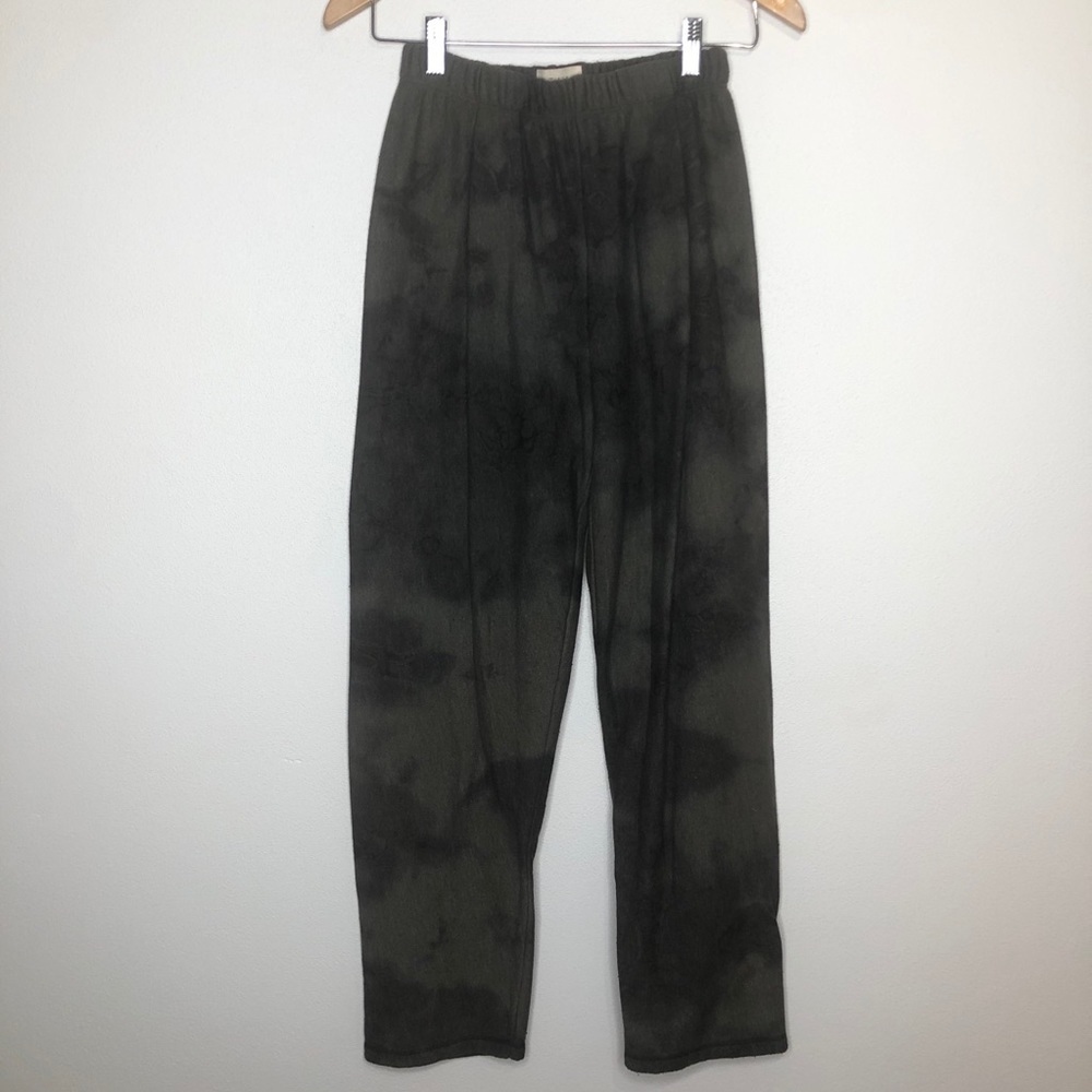 Tina Jo Tie Dye Sweatpants Black‎ Gray Xsmall